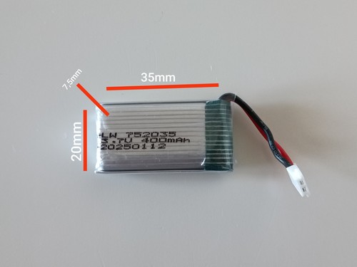 Batteria 752035 400mah x4 - 752035,