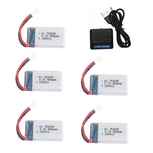 Batteria lipo 400mah - 3.7v,